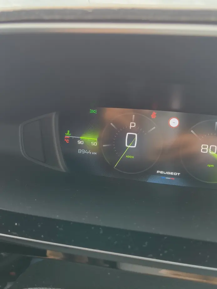 交換時のスピードメータ内の距離計