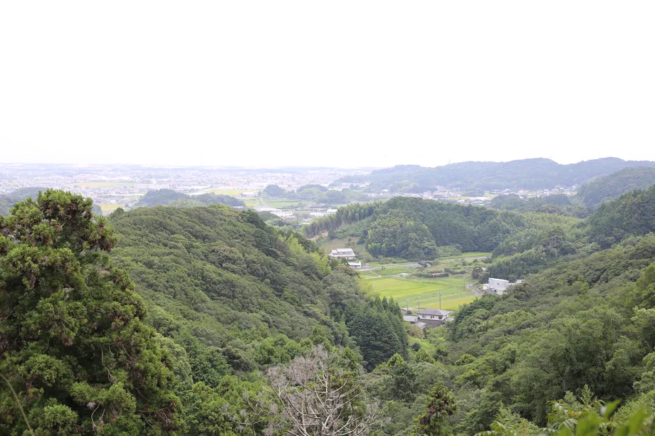 高天神城跡からの景色