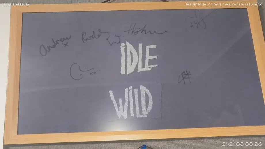 アイドルワイルドのサイン