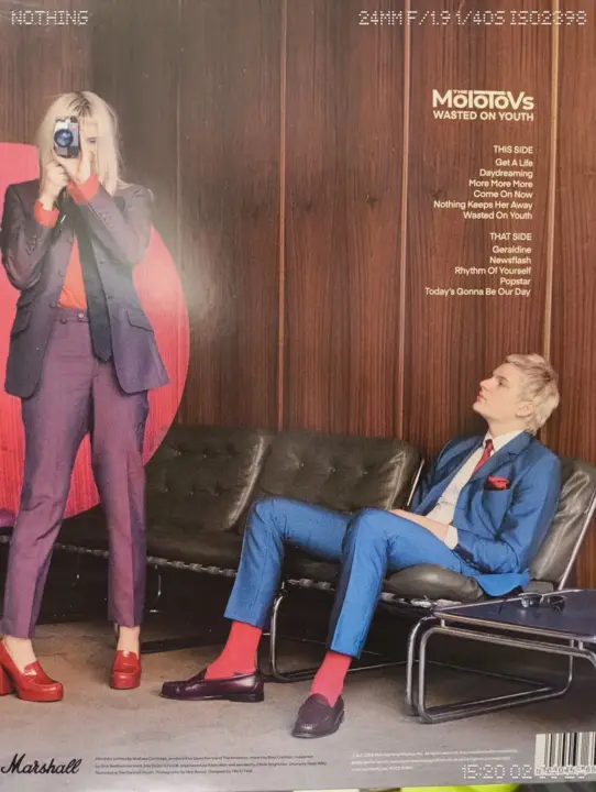 the molotovsのレコード裏ジャケット