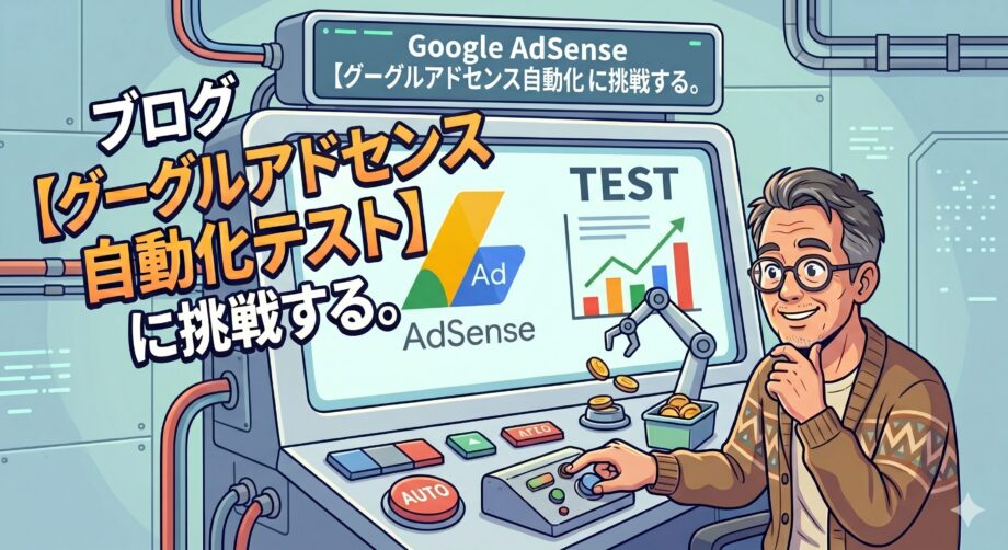 AI生成のアイキャッチ。テストをするおじさんの図