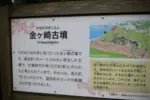 金ケ崎古墳についての看板