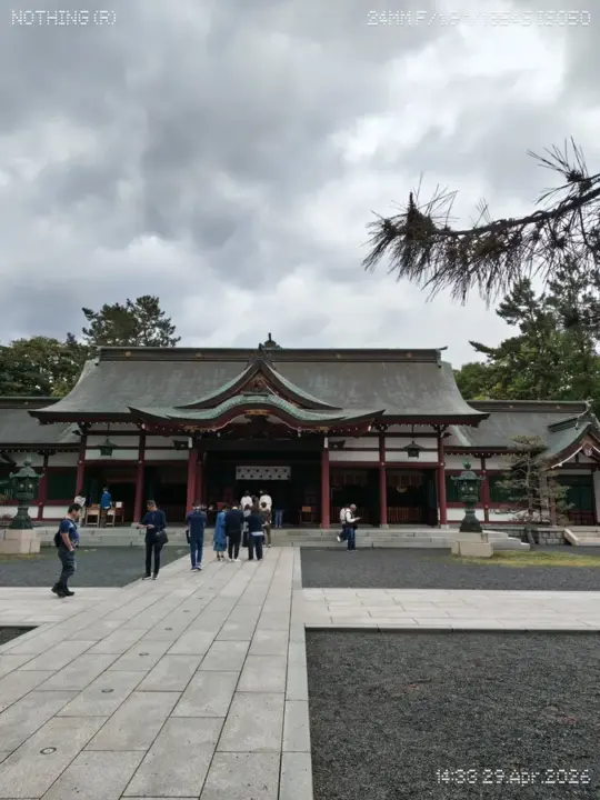 気比神宮の社外観