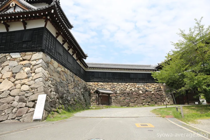 大和郡山城の追手門入口
