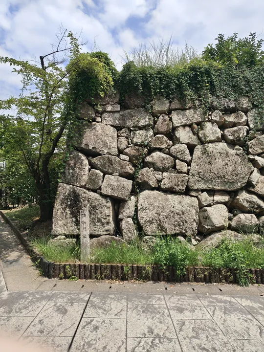 立派な石垣が積まれている